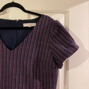 Ann Taylor LOFT Tweed Business Dress NWT